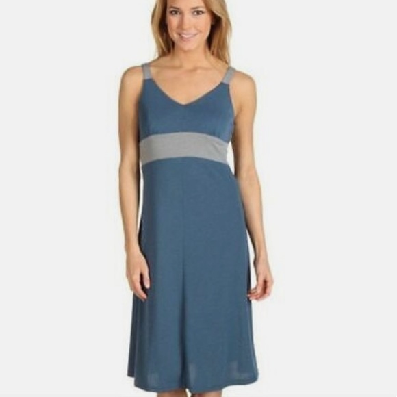 KUHL Womens Blue Prima Knit A-Line Sleeveless Tank Dress Size XS - Picture 1 of 15